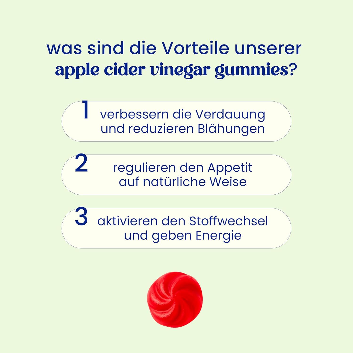 Benefici delle caramelle gommose: digestione, regolazione dell'appetito, metabolismo. Caramelle rosse.