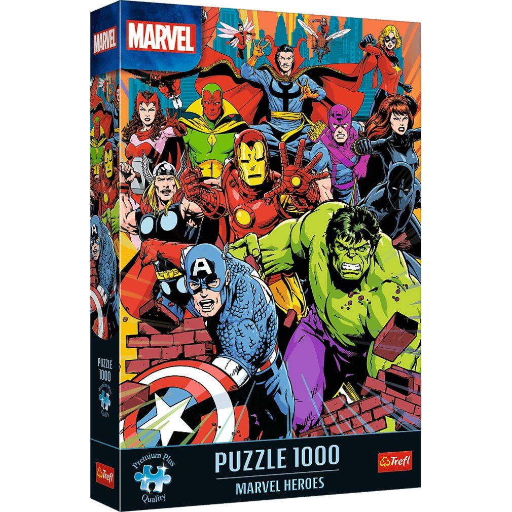 trefl Puzzle Premium Plus Marvel: Heroes of Marvel 1000 pezzi