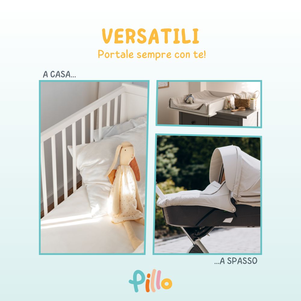 Pillo Traverse Fasciatoio Neonato 60x60