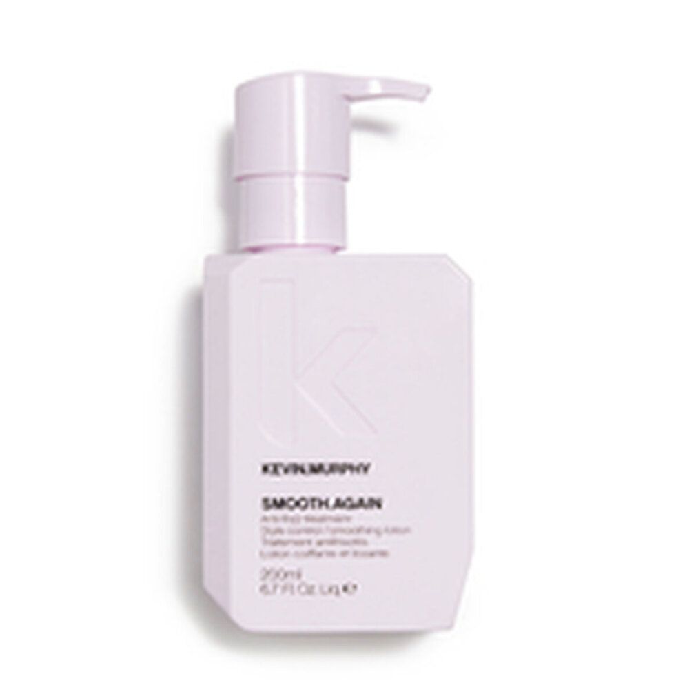 Flacone con dosatore viola. Scritta: SMOOTH.AGAIN. 200ml. Marchio Kevin Murphy.