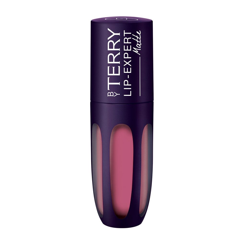 Rossetto liquido opaco By Terry Lip Expert. Rossetto rosa. Testo: Lip-Expert Matte, 3 Rosy Kiss.