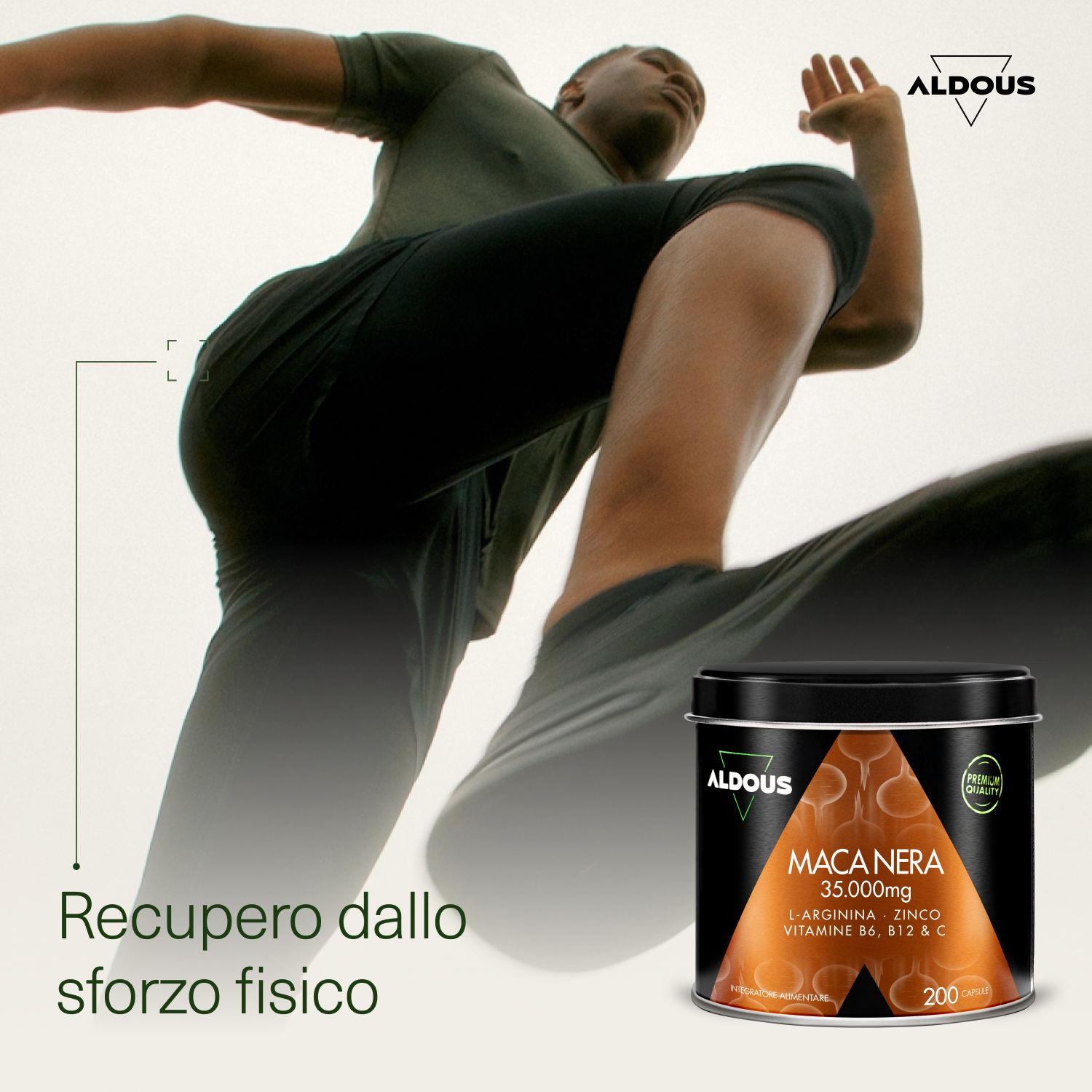 Aldous - Maca Nera - Energia, Vitalità