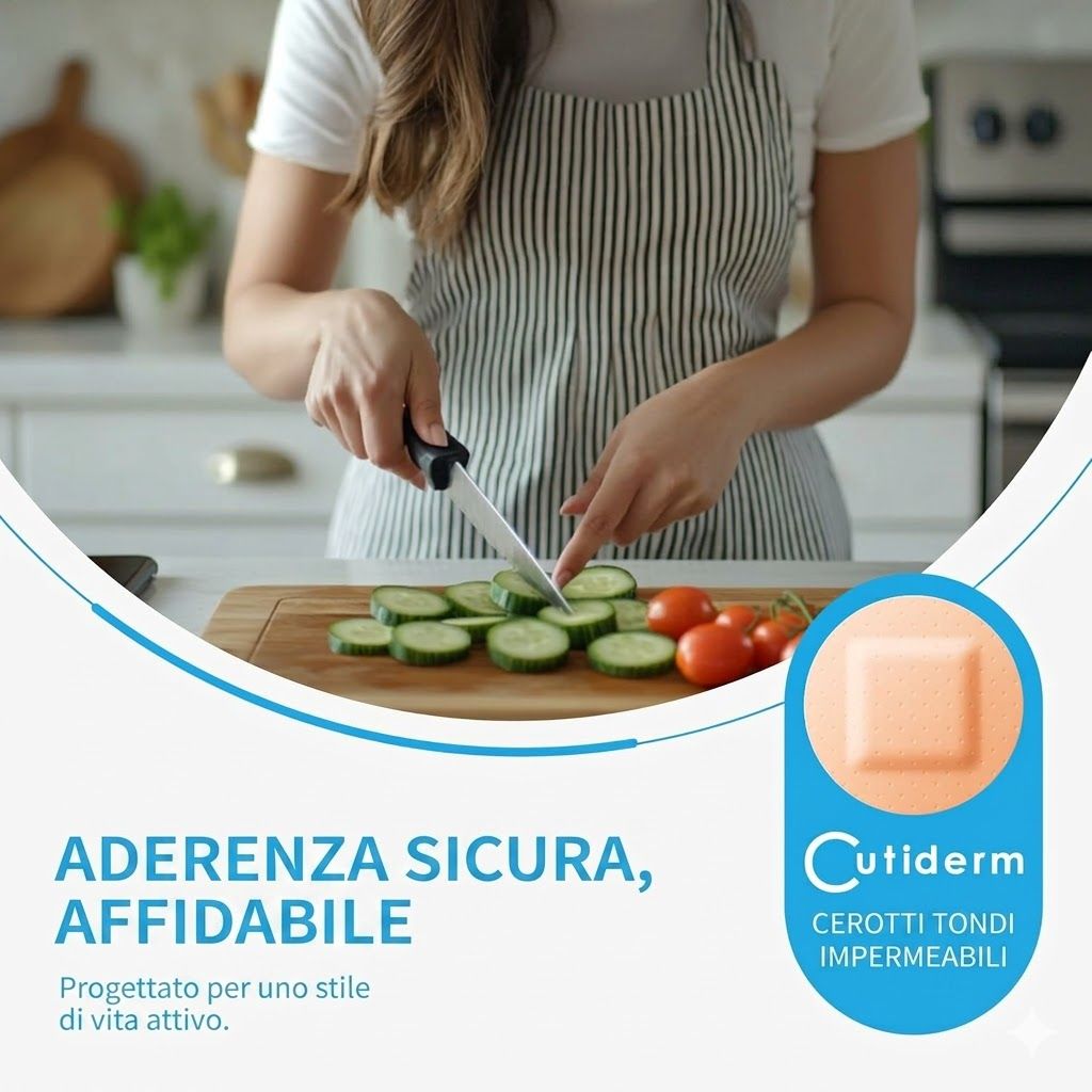 Cerotti rotondi piccoli 22 x 22 mm Cutiderm