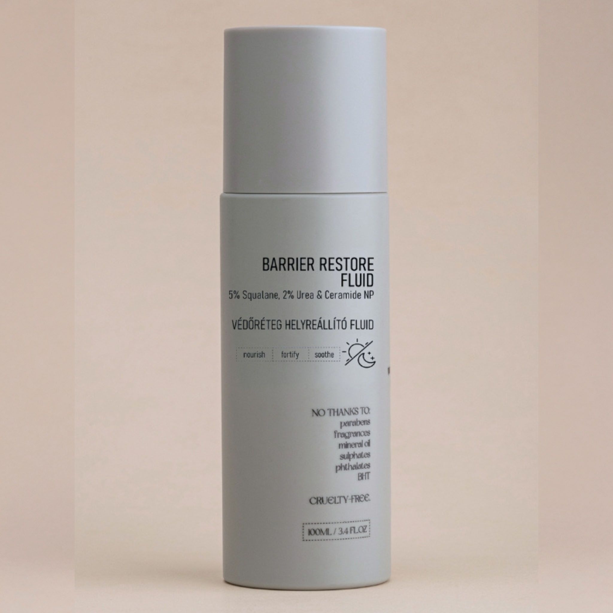 Flacone di 12% AHA Liquid Exfoliant, con testo.
