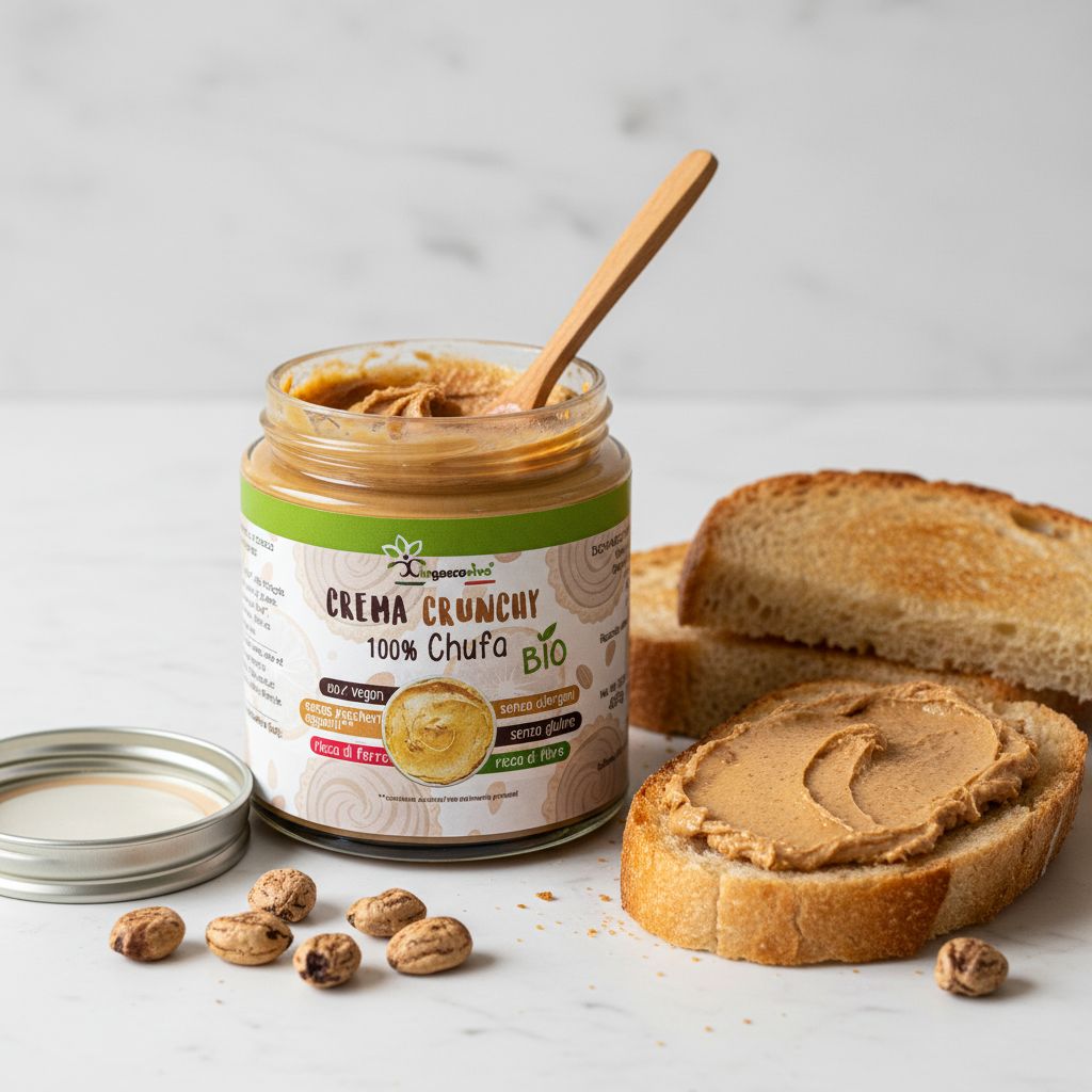 IoBoscoVivo Crema Spalmabile Vegetale Dolce BIO - Zero Allergeni, Nichel tested
