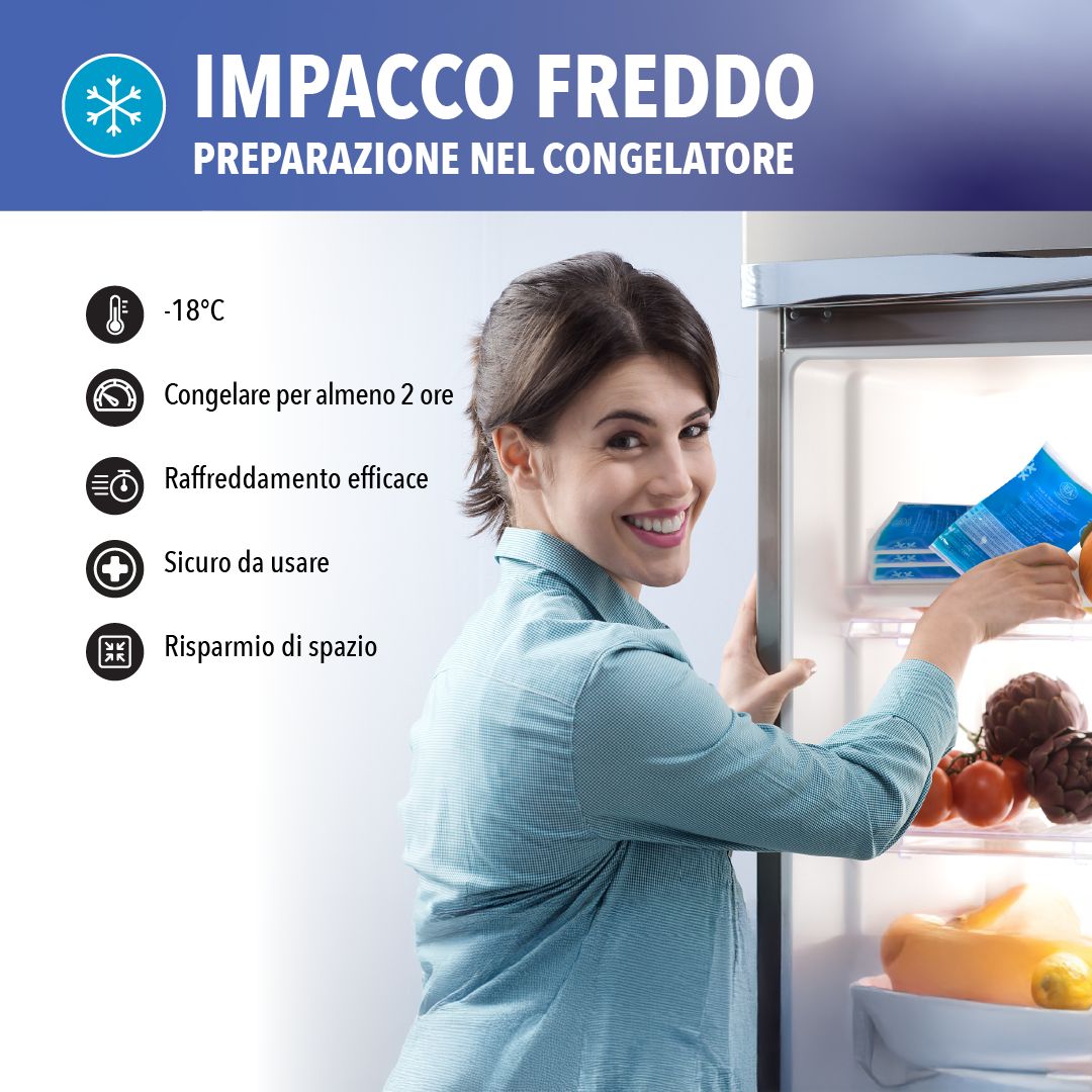 IEA-Medical - Set di miscelazione da 3 impacchi freddi/caldi