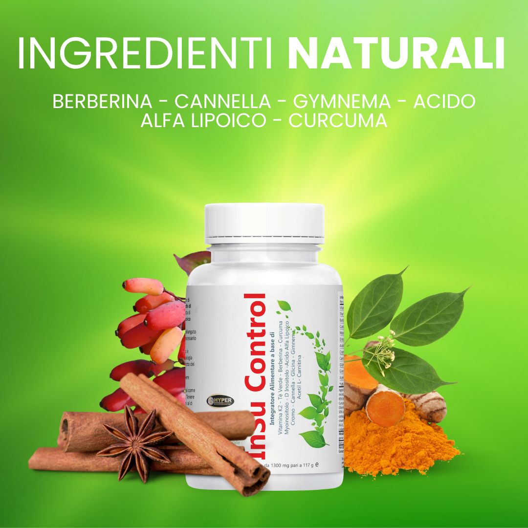 HYPER InSu Control Compresse Glicemia - Metabolismo dei Carboidrati -Insulino Resistenza.