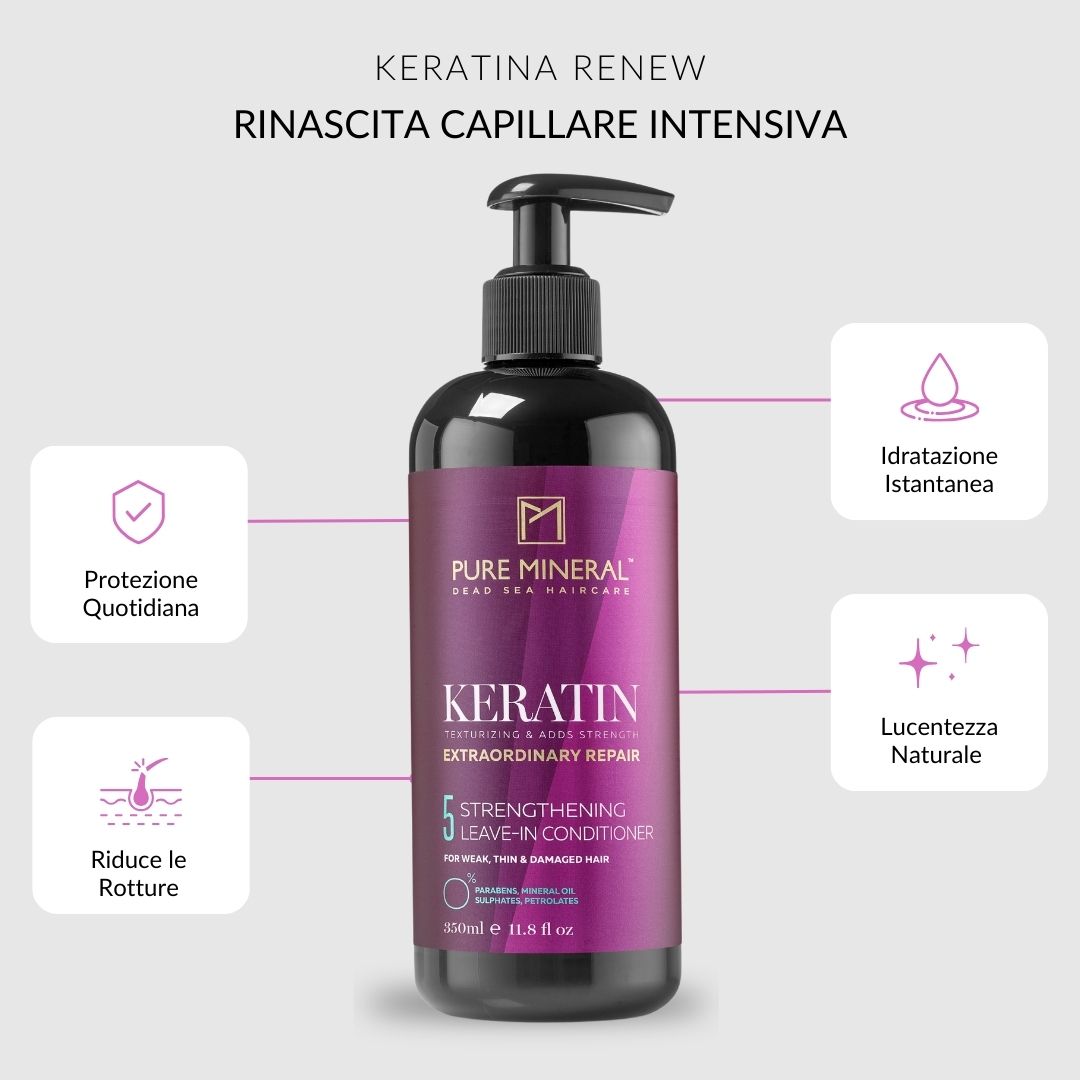 Pure Mineral - Balsamo Senza Risciacquo Cheratina