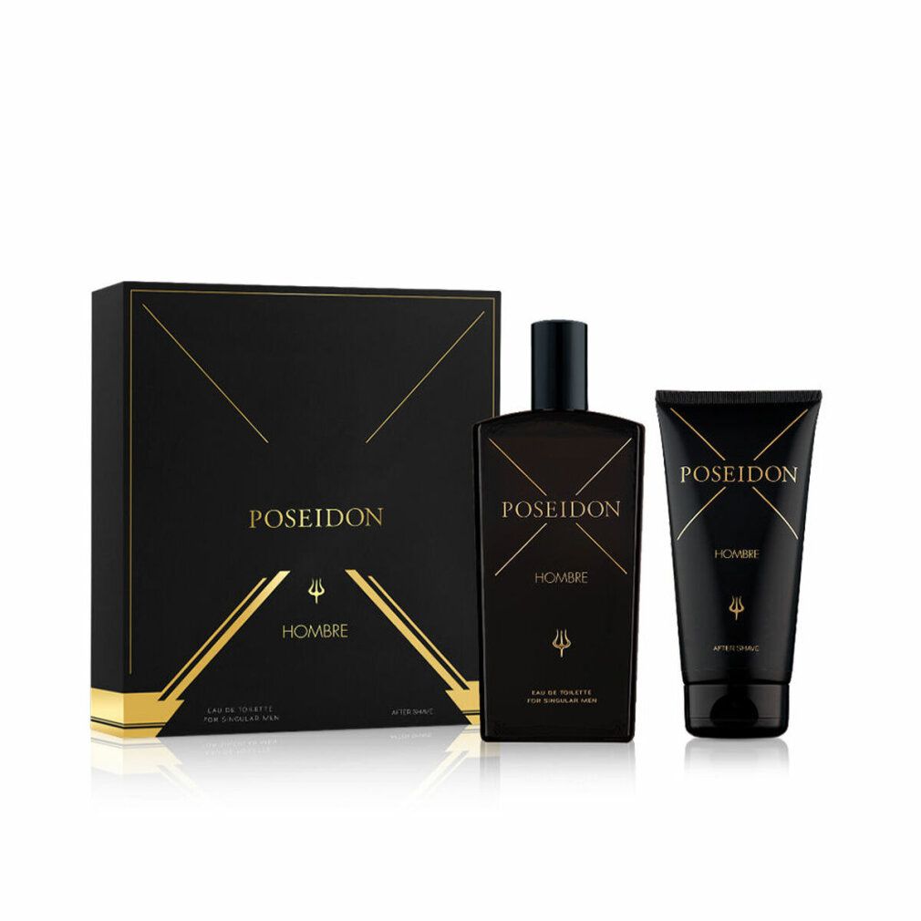 Set Poseidon Hombre: Eau de Toilette e Dopobarba in confezione regalo nera.