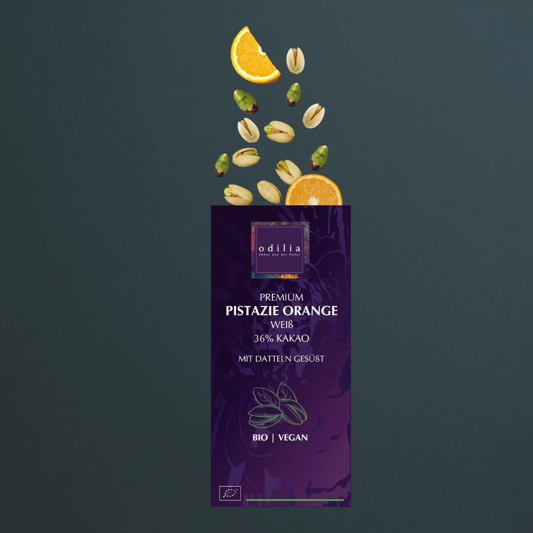 odilia Cioccolato premium pistacchio e arancia