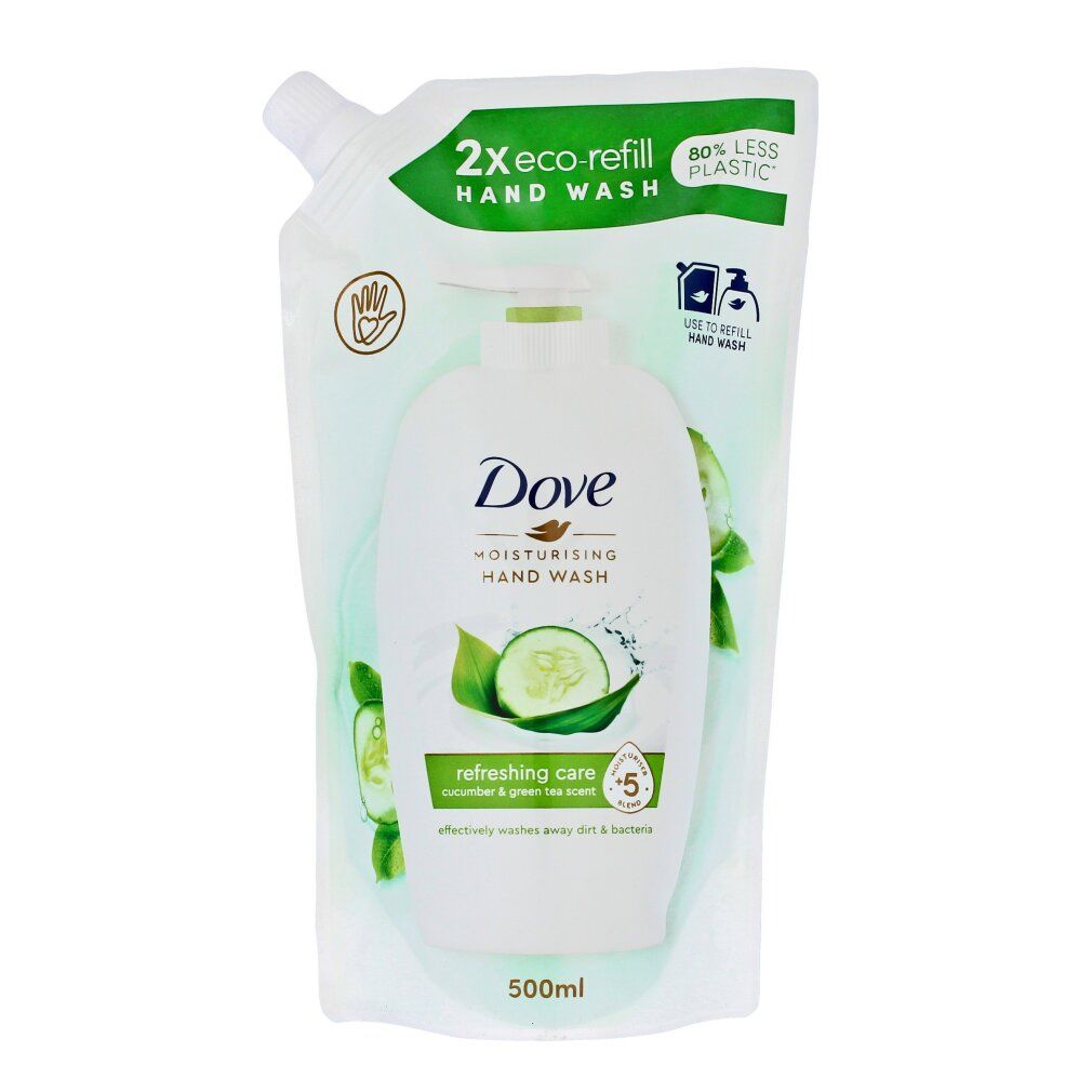 dove Caring Sapone Liquido Lavamani Cetriolo e tè Verde