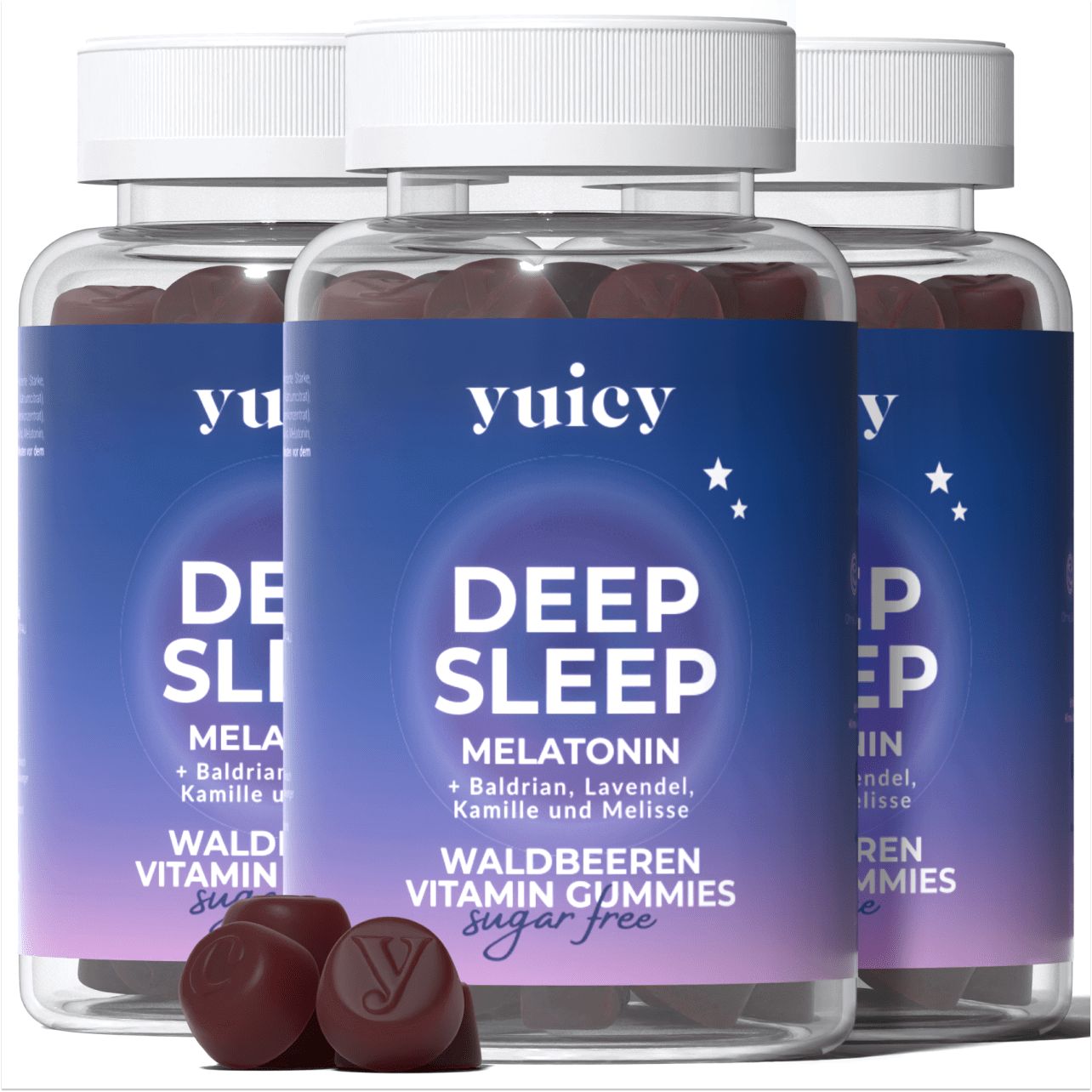 yuicy® Deep Sleep - Gommas di melatonina