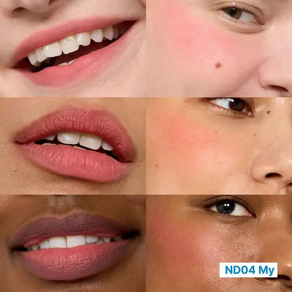 Volti con labbra e guance. Designazione del prodotto ND04 My.