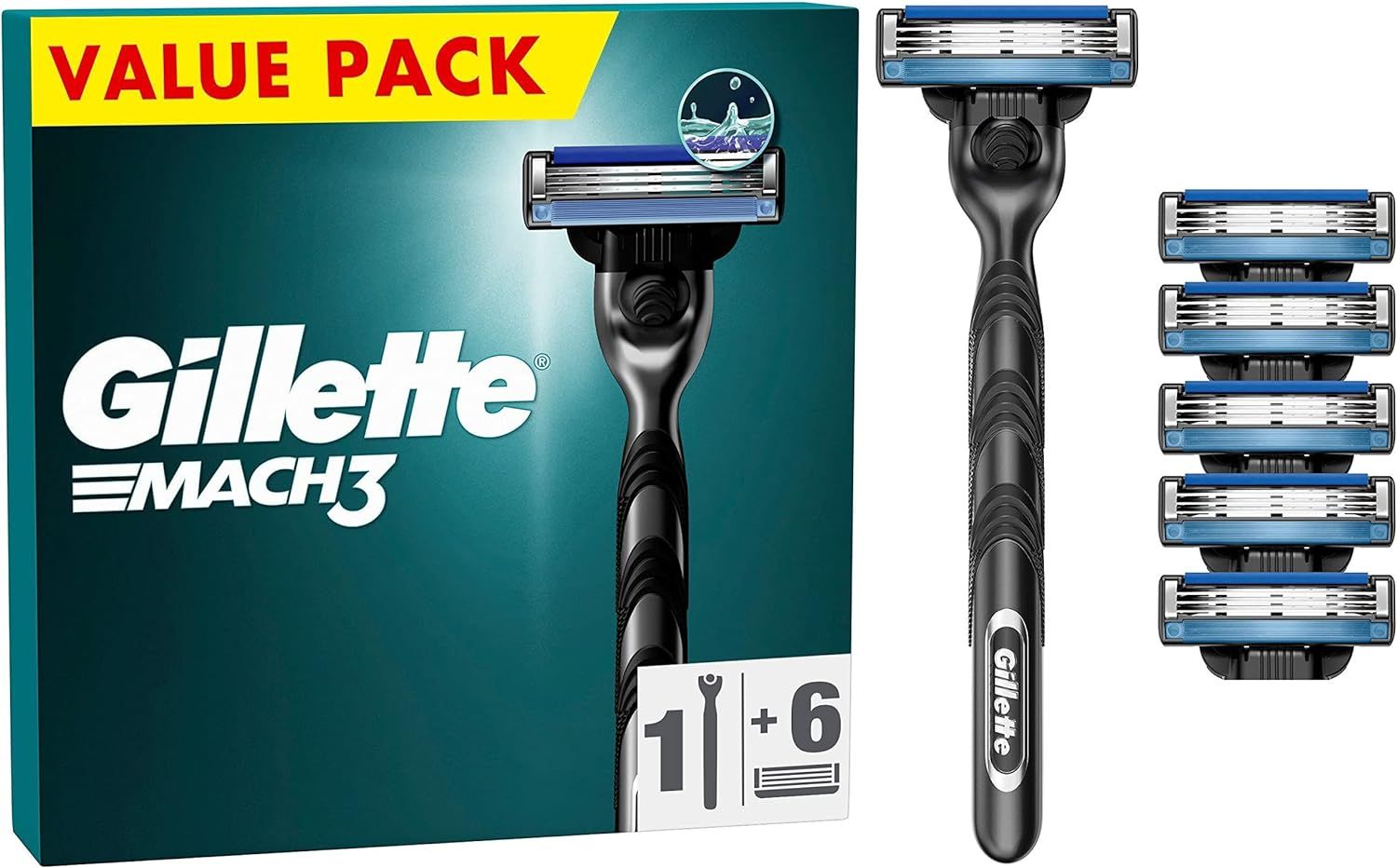 Gillette Mach3, rasoio ad umido per uomo