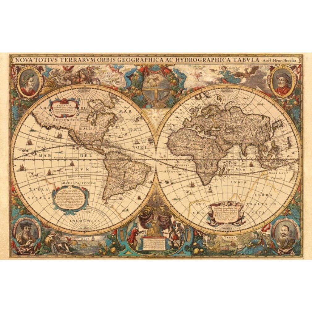 Mappamondo antico, ück.