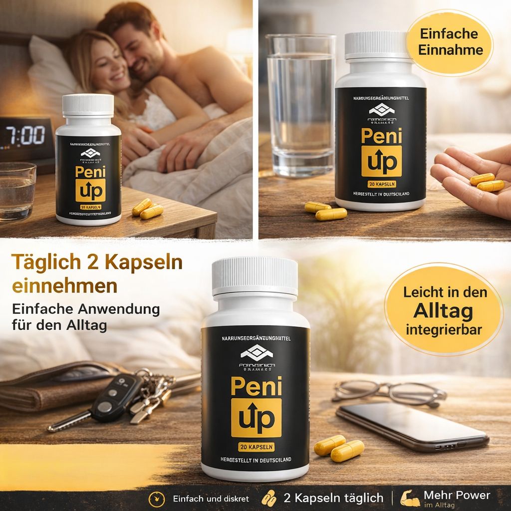 Capsule Peni Up: confezione da 20 capsule, prodotte in Germania.