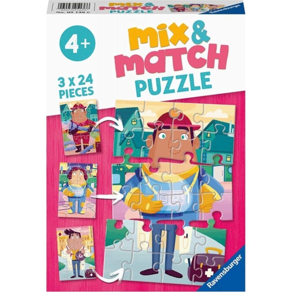 ravensburger Puzzle Mix&Match: Il mio lavoro preferito 3x24 pezzi