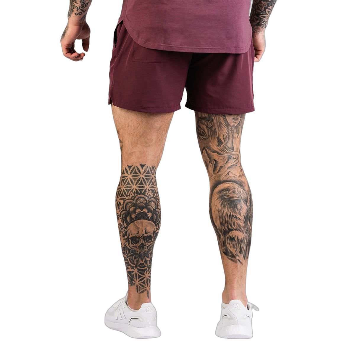 GymBeam Pantaloncini uomo TRN regular con tasche Eggplant