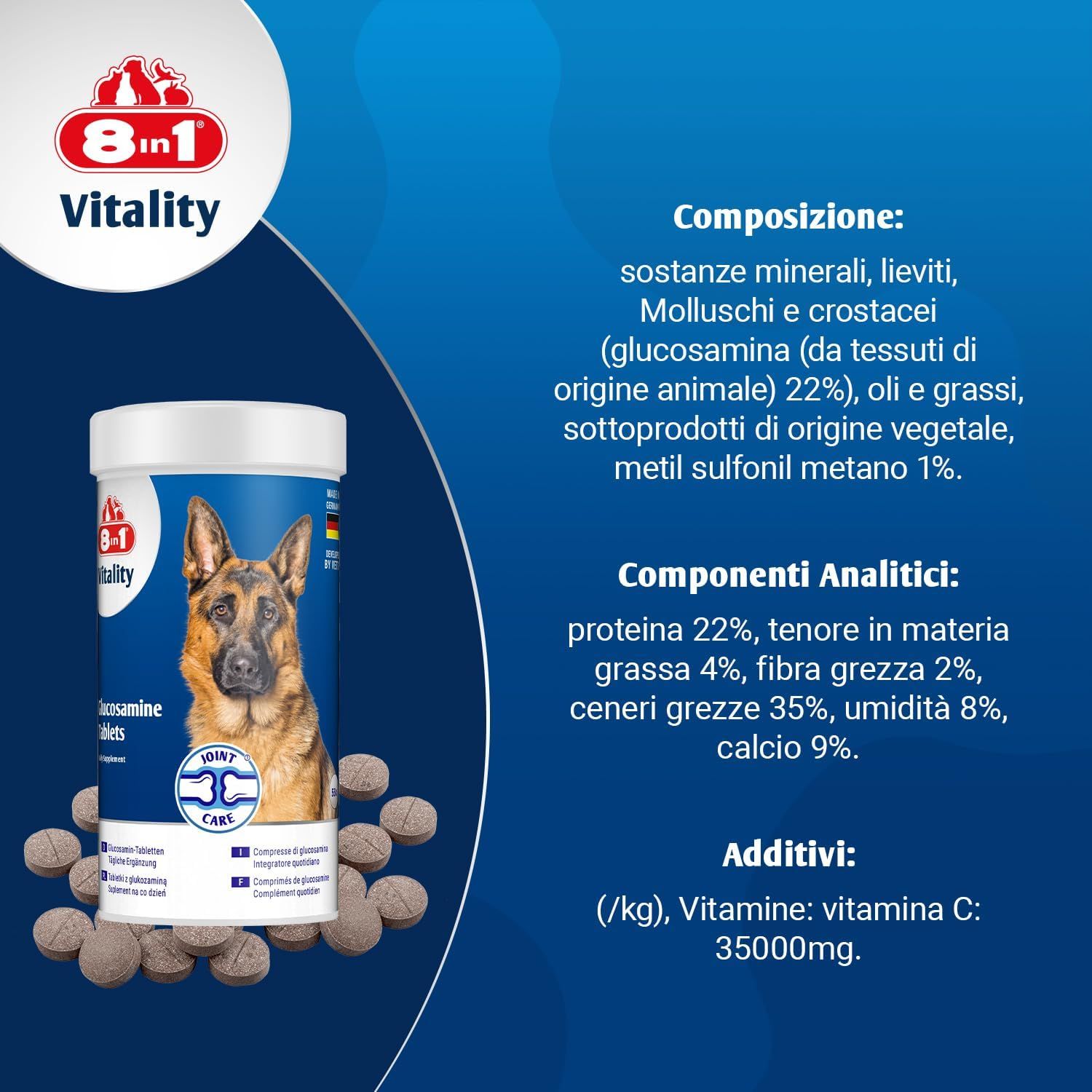 8in1 Compresse di Glucosamina