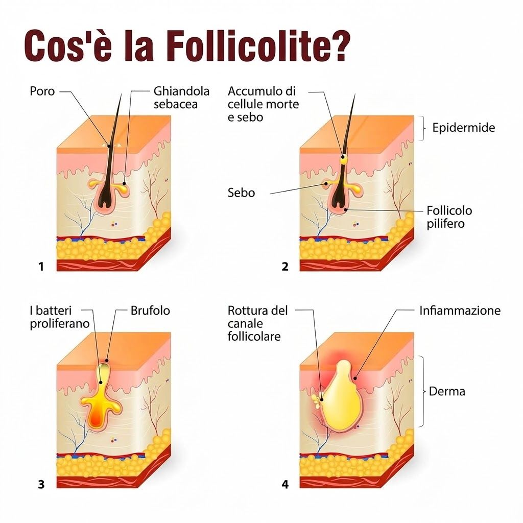 LMNOOP crema per follicolite per cuoio capelluto e corpo