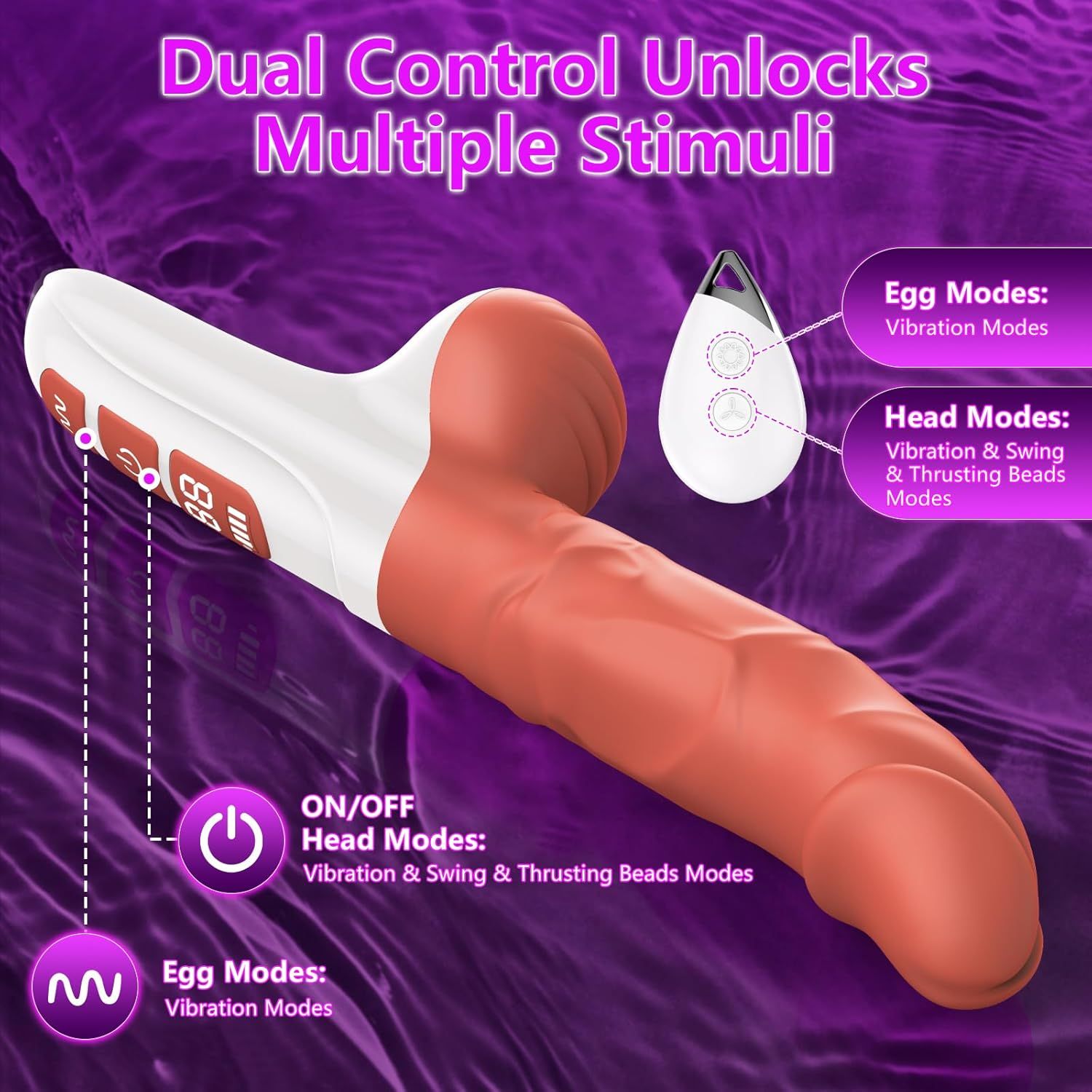 HIVEFUN Set di vibratori dildo per donna