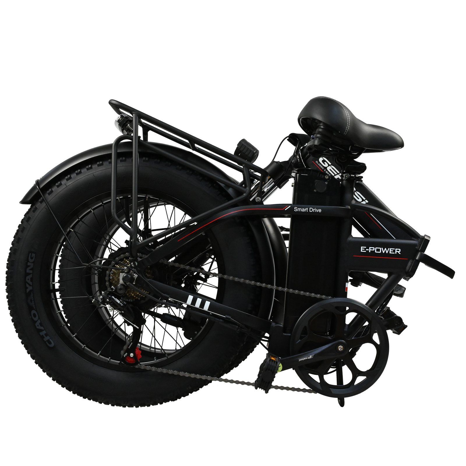 BAOLUJIE DZ2002 Bicicletta elettrica per adulti, batteria rimovibile da 48 V 16 Ah