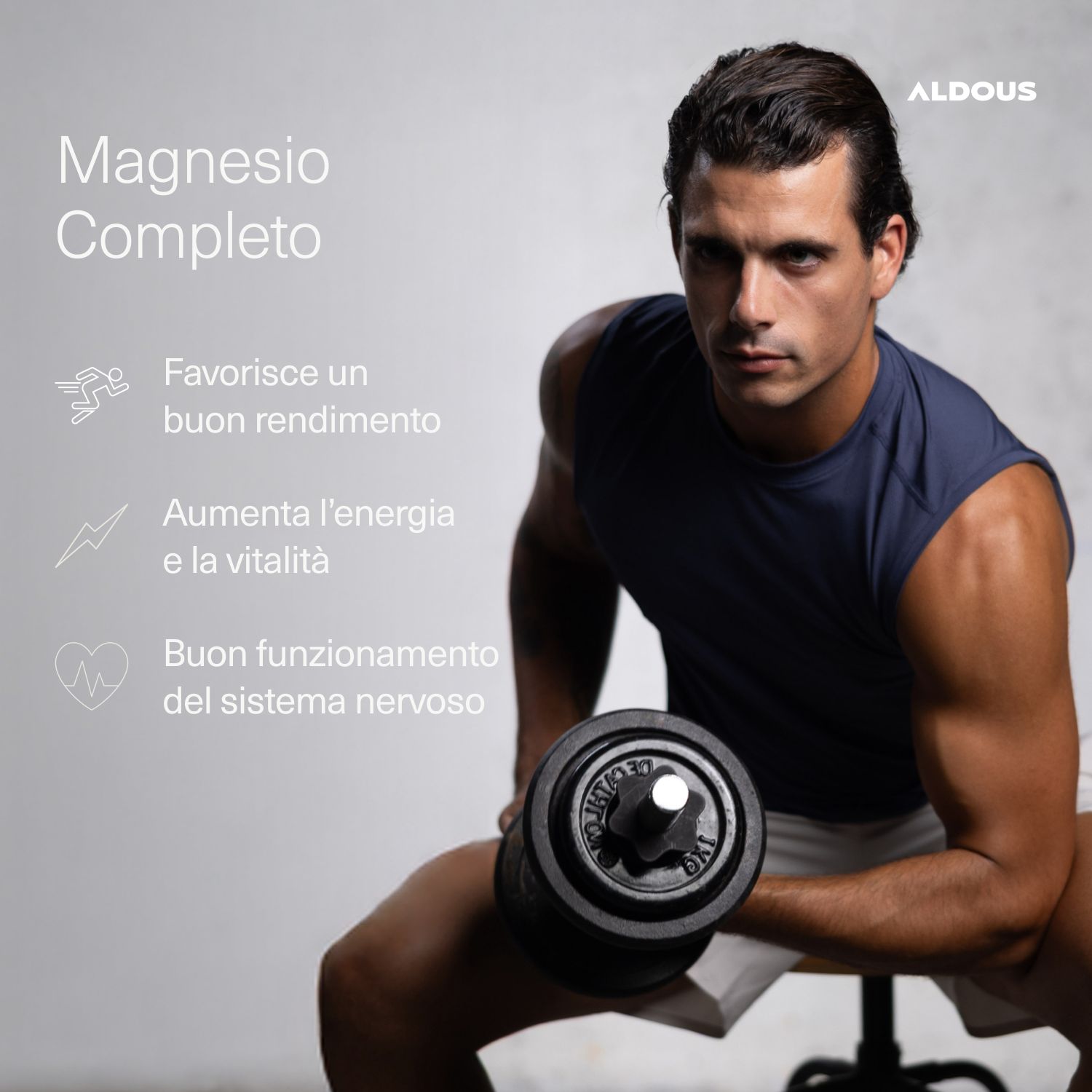 Aldous - Magnesio Completo - Energia, Muscoli, Articolazioni