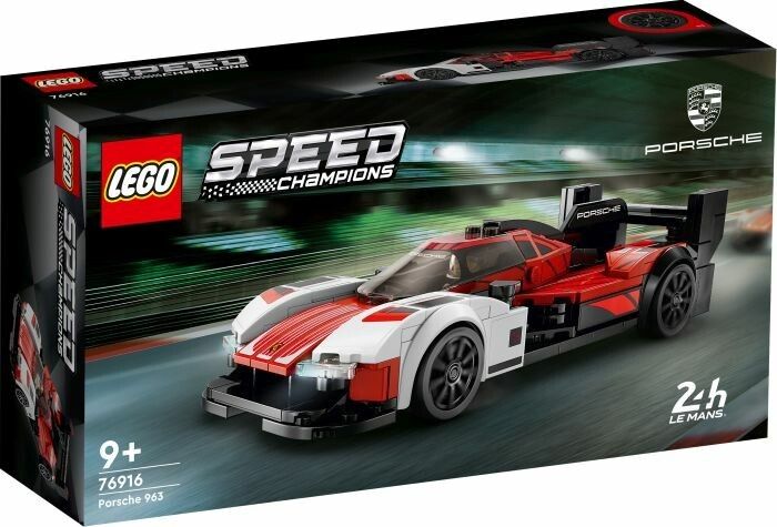 LEGO Speed Champions 76916 Porsche 963, Modellino Auto da Costruire, Macchina Giocattolo per Bambin