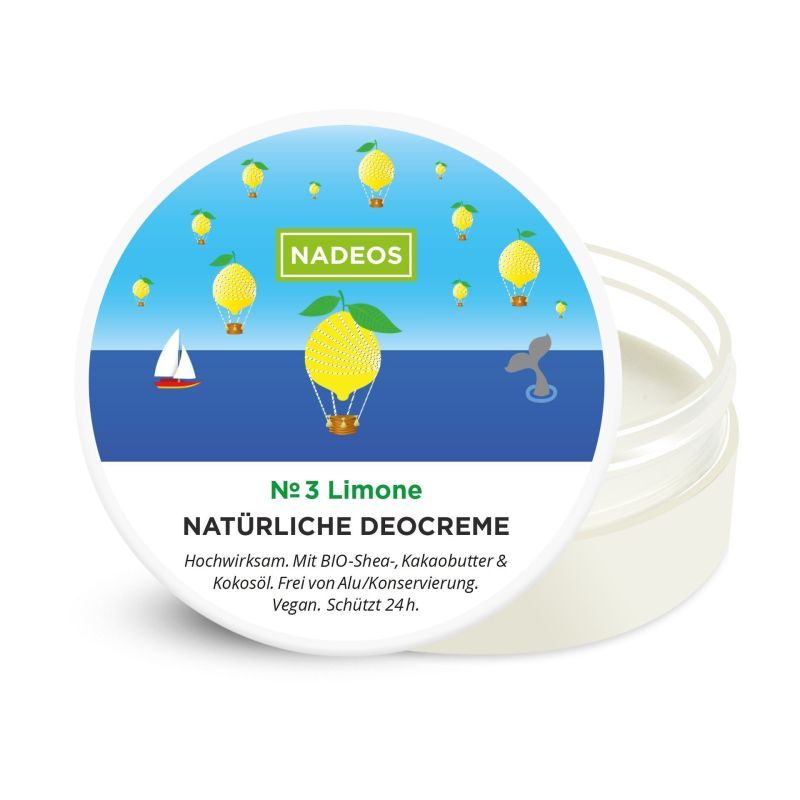 NADEOS Crema deodorante naturale al lime