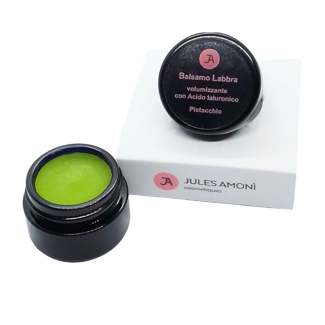 Jules Amonì cosmetiques Balsamo Labbra con Acido Ialuronico Volumizzante - Pistacchio