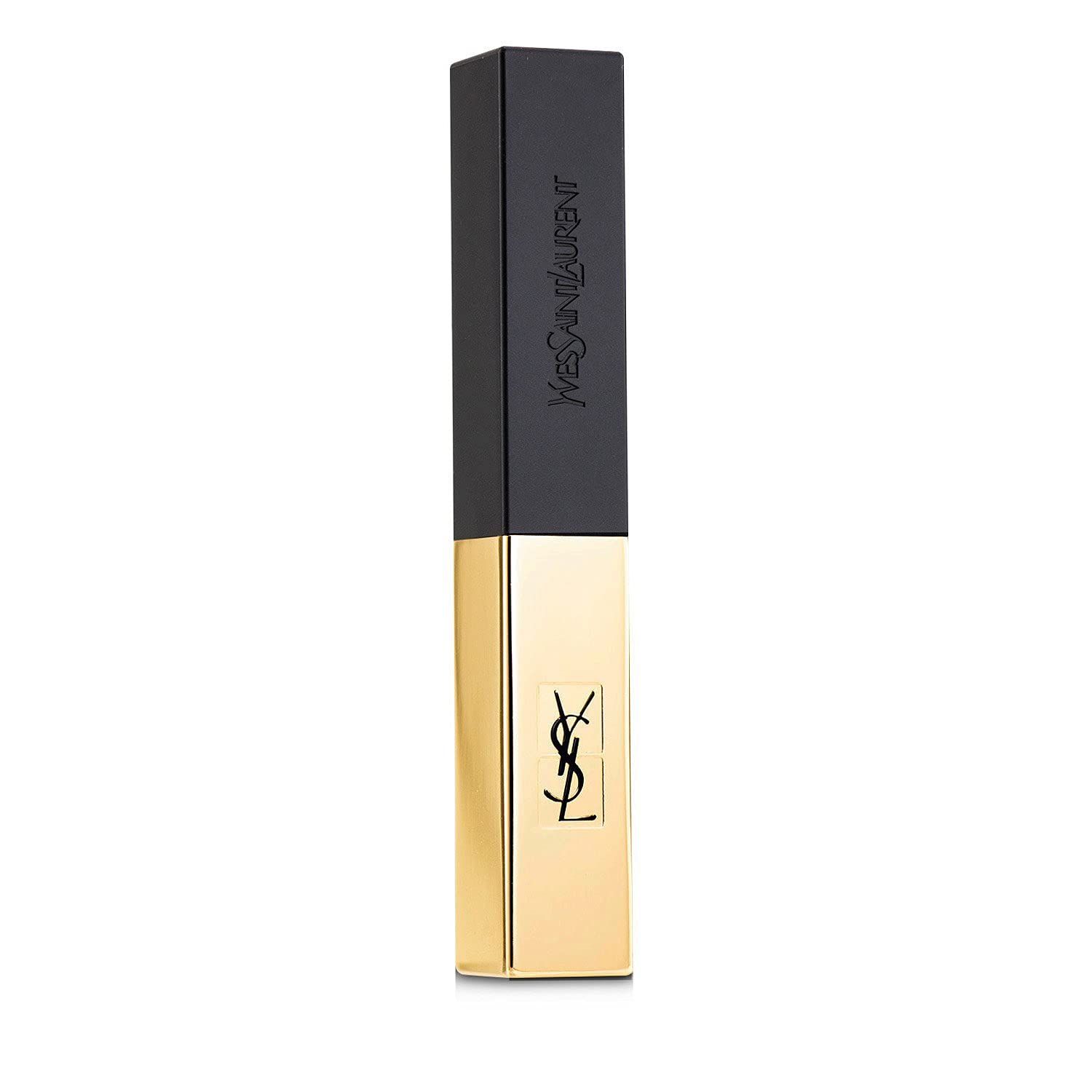 Rossetto Yves Saint Laurent. Contenitore dorato, cappuccio nero. Cappuccio nero con logo Yves Saint Laurent.