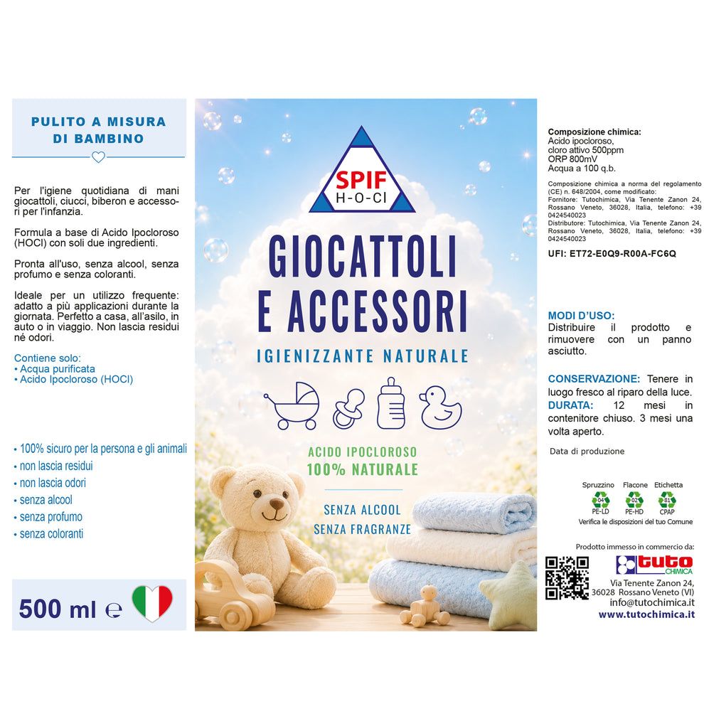 Spif Hocl Giocattoli e accessori Acido Ipocloroso