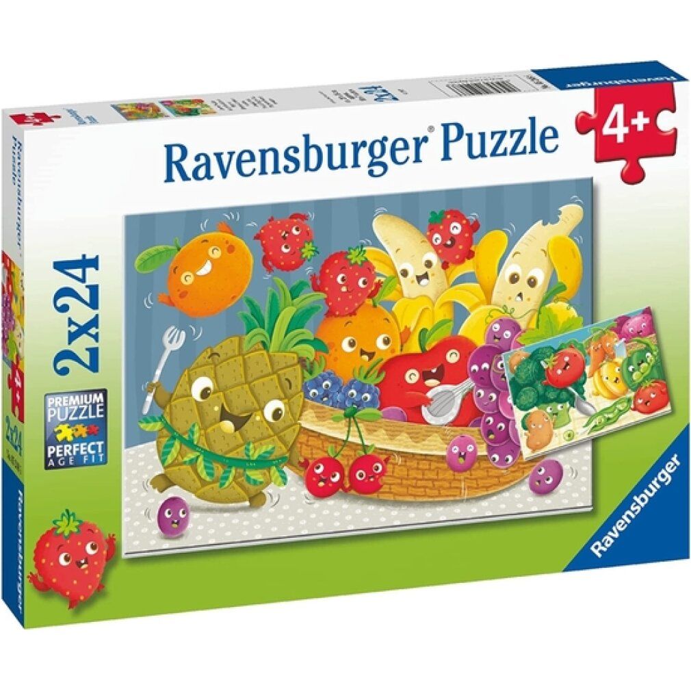 Puzzle ravensburger Frutta grassa 2x24 pezzi