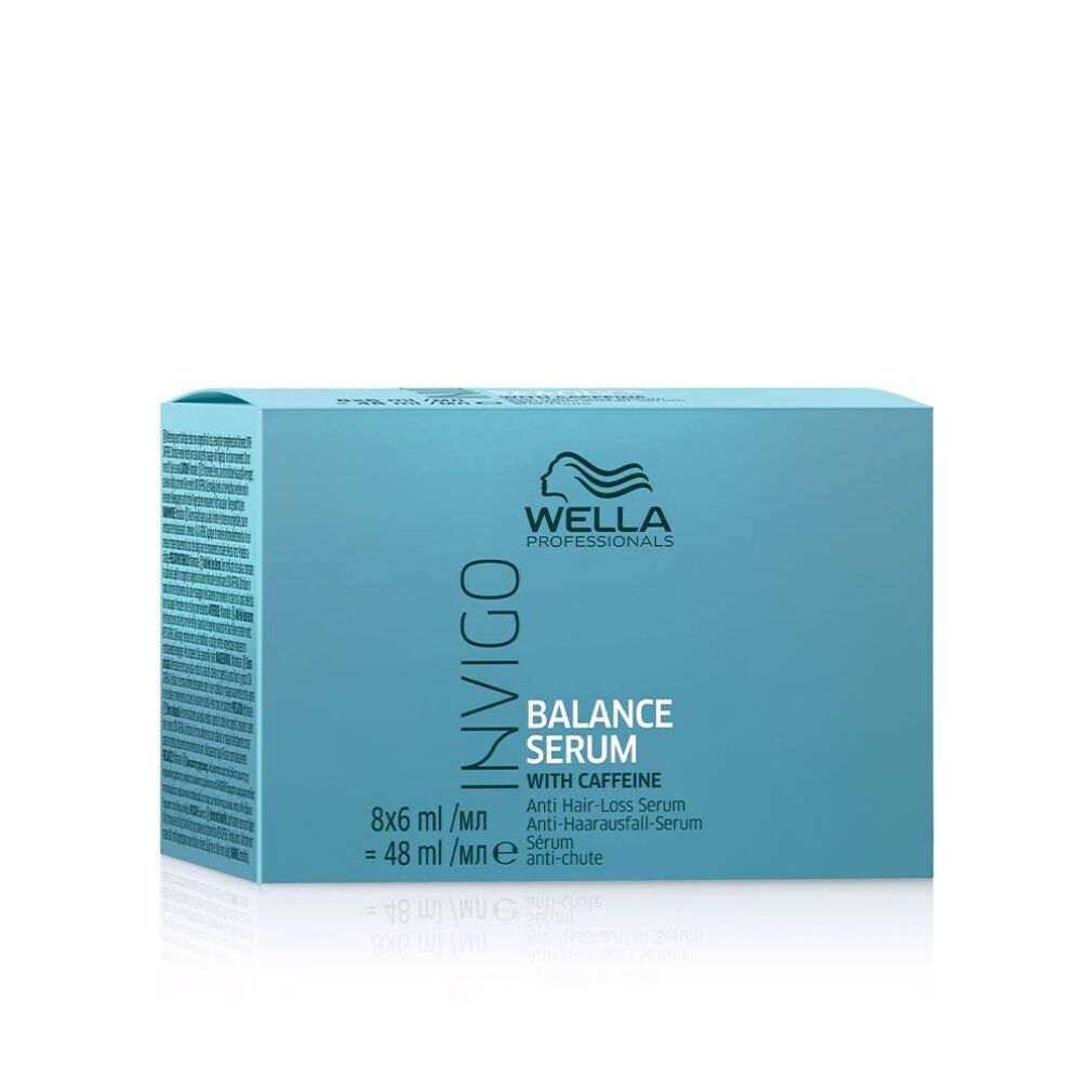 Confezione Wella Invigo Balance Serum, 8x6ml.