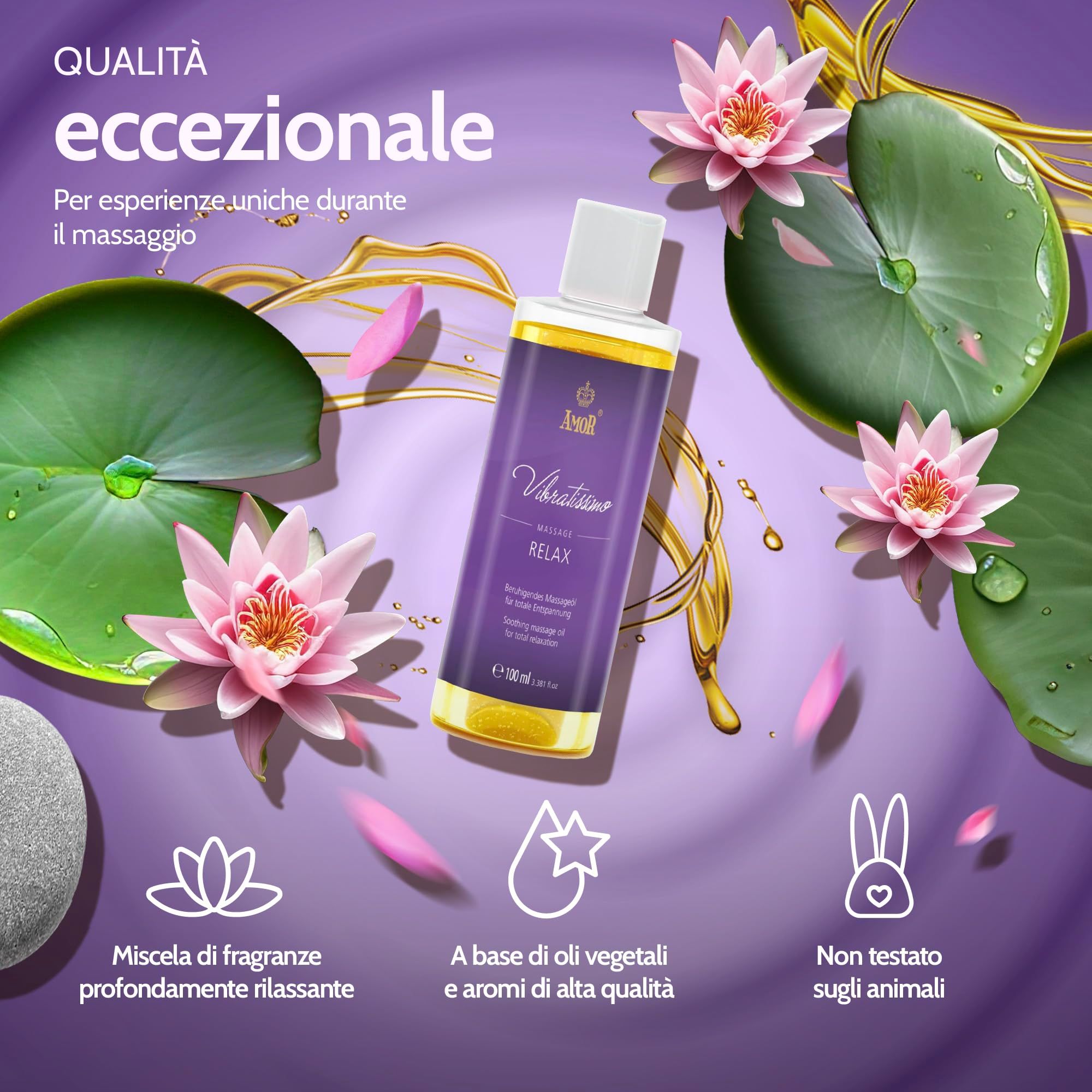 Vibratissimo Olio da Massaggio Relax