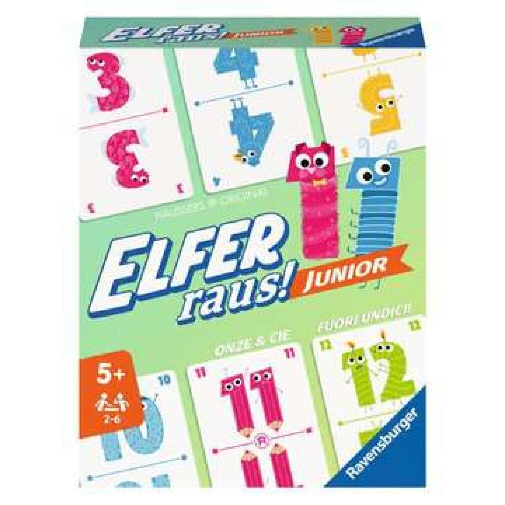 Ravensburger Elfer! Junior, gioco di carte