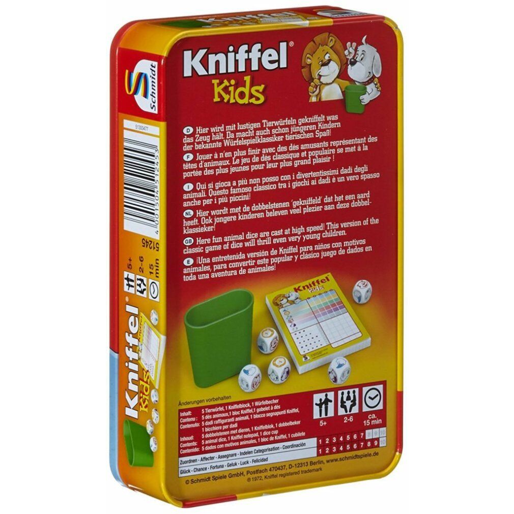 Schmidt Spiele Kniffel Kids, gioco di dadi