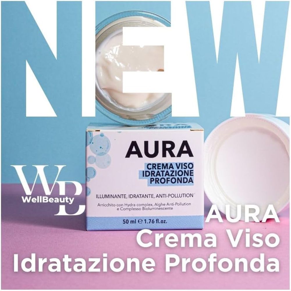 WellBeauty - AURA - Crema Viso Idratazione Profonda