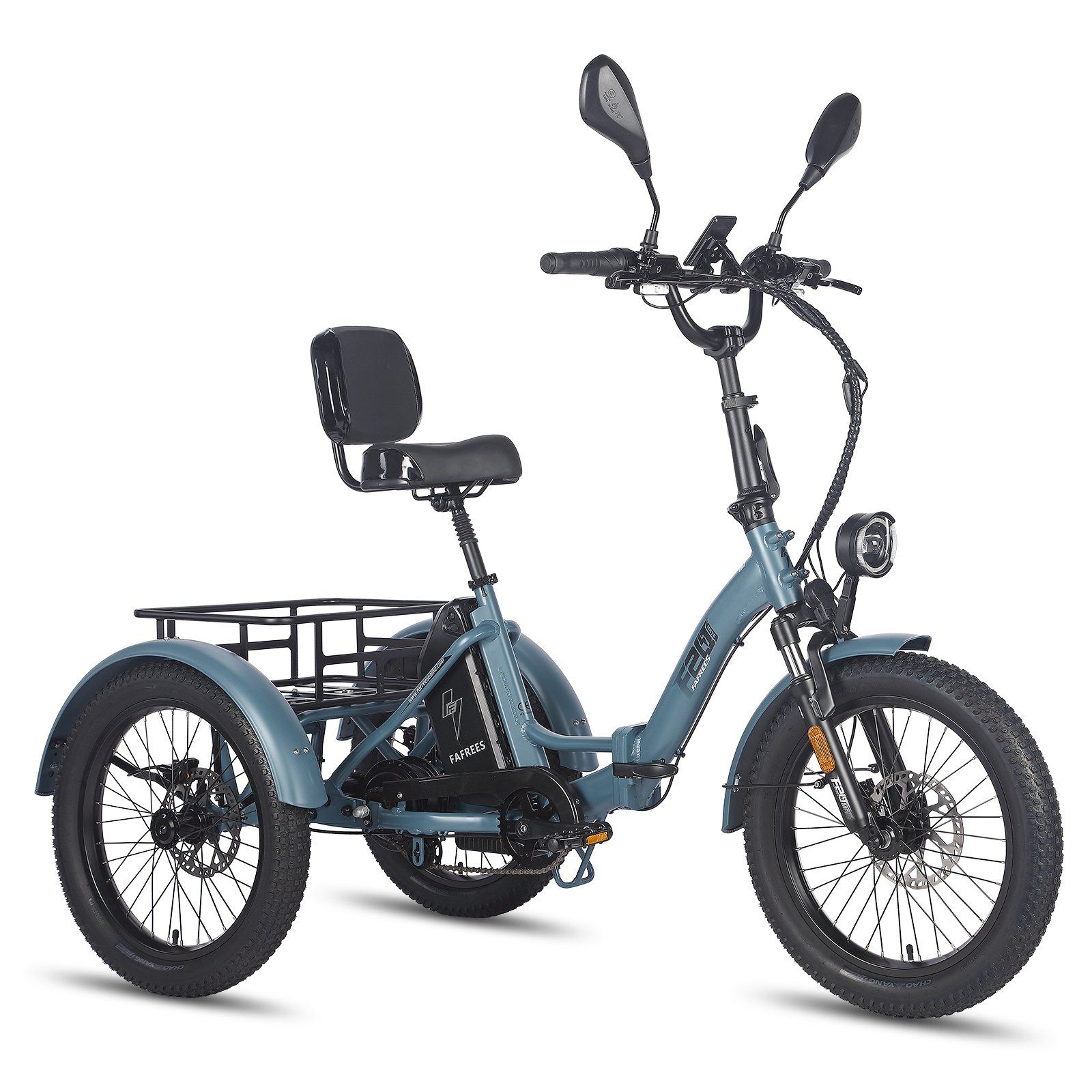 Fafrees F20 Mate Triciclo elettrico pieghevole, 48V 23.45Ah
