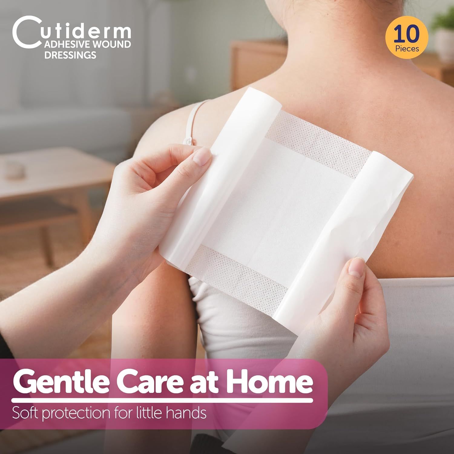 Bendaggio autoadesivo per ferite 15 x 15 cm Cutiderm