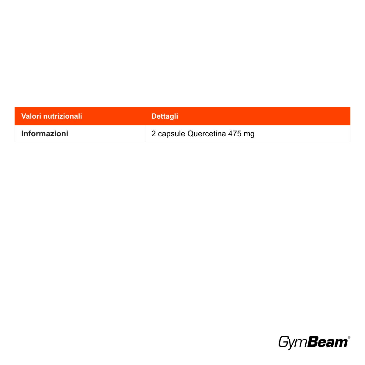 GymBeam Quercetina flavonoide 95% quercetina pura
