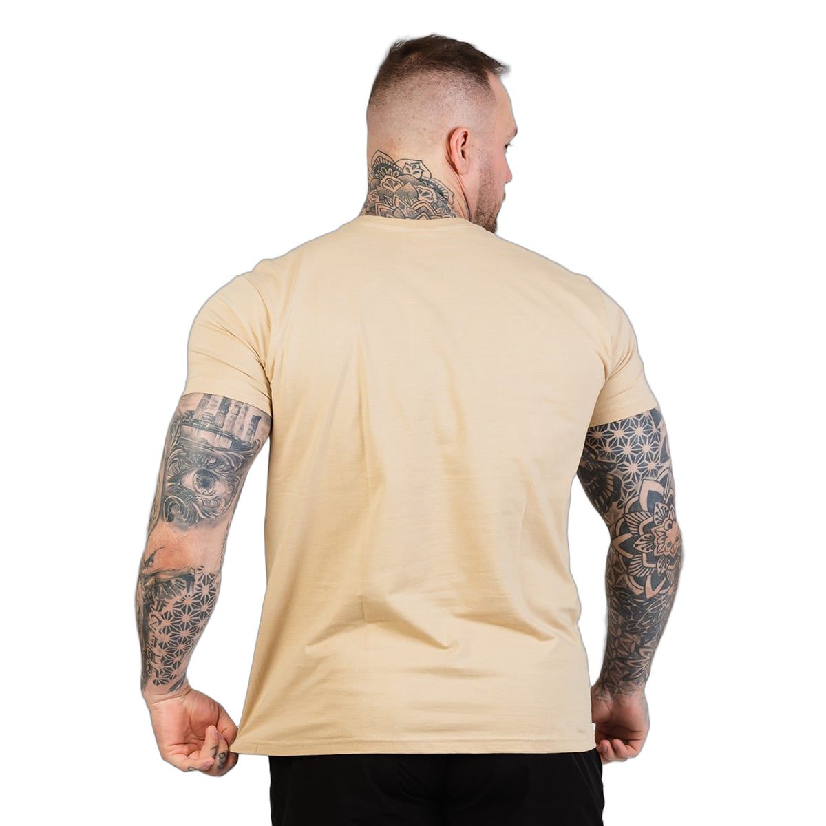 GymBeam T-shirt uomo Grow Sand regular