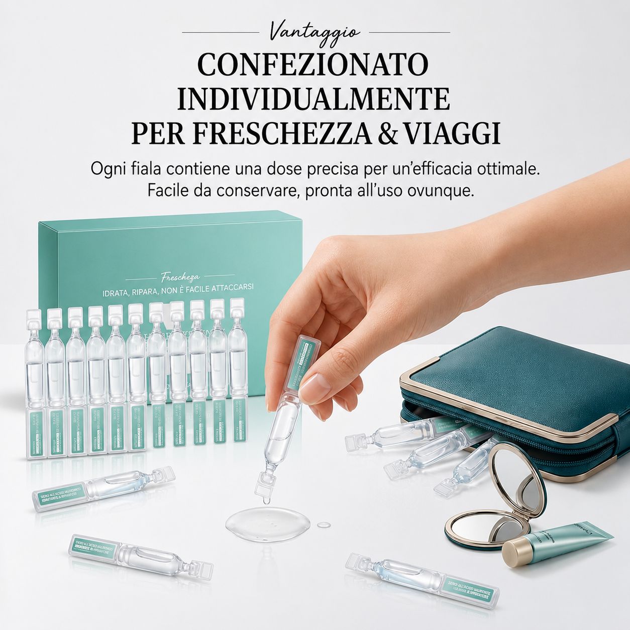 SUMMISHI Fiale Siero Viso all’Acido Ialuronico