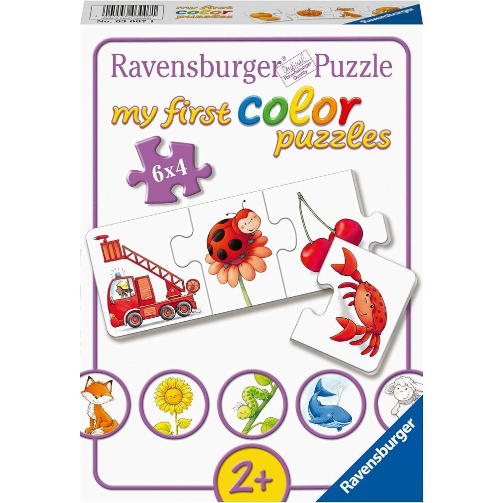 ravensburger i miei primi colori di puzzle 6x4 pezzi
