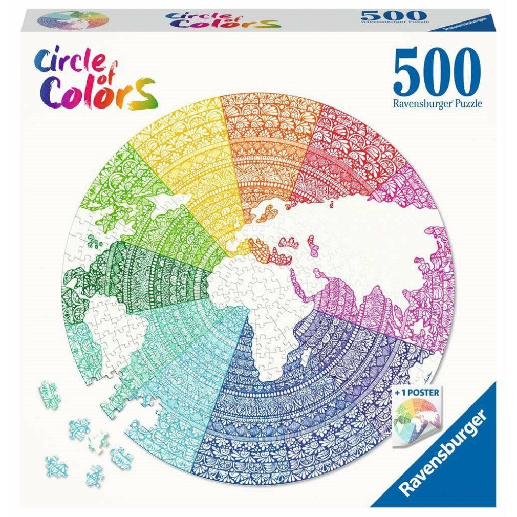 Puzzle del cerchio dei colori - Mandala, ück.