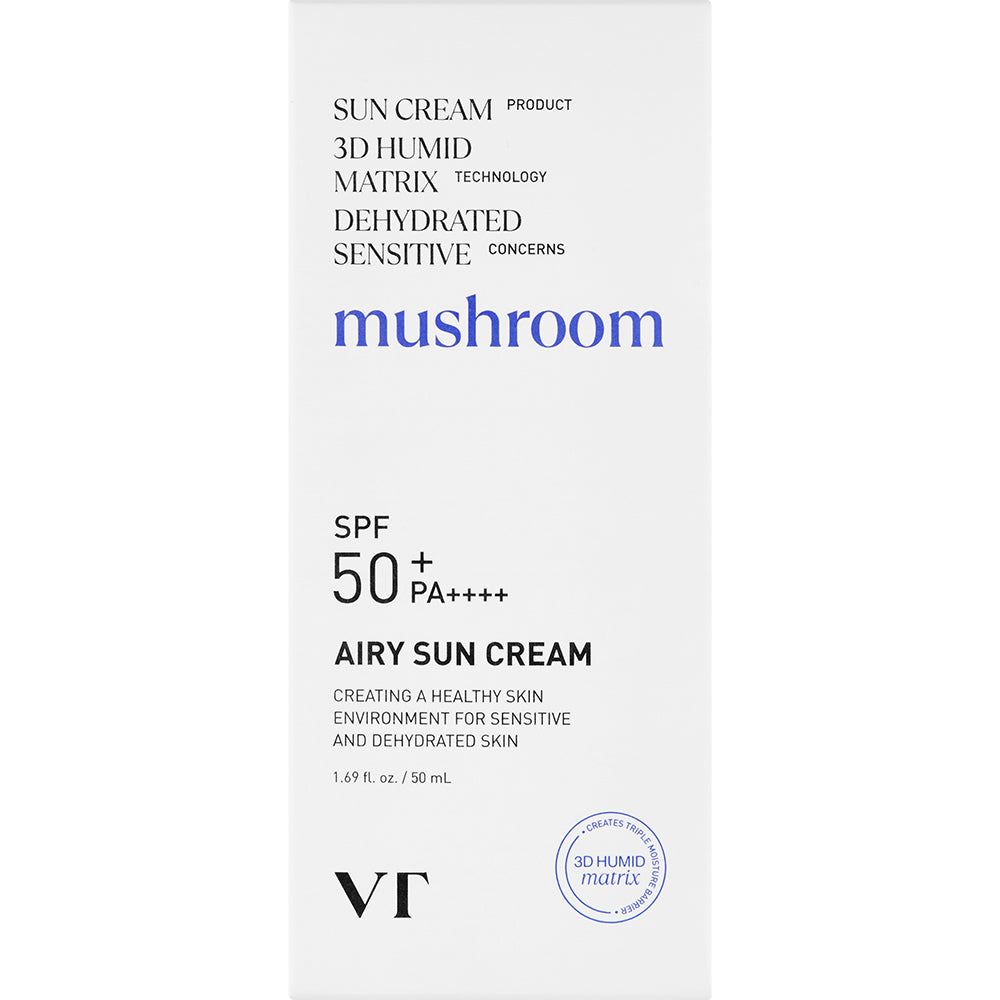 VT COSMETICS Crema solare aerata ai funghi FPS50+