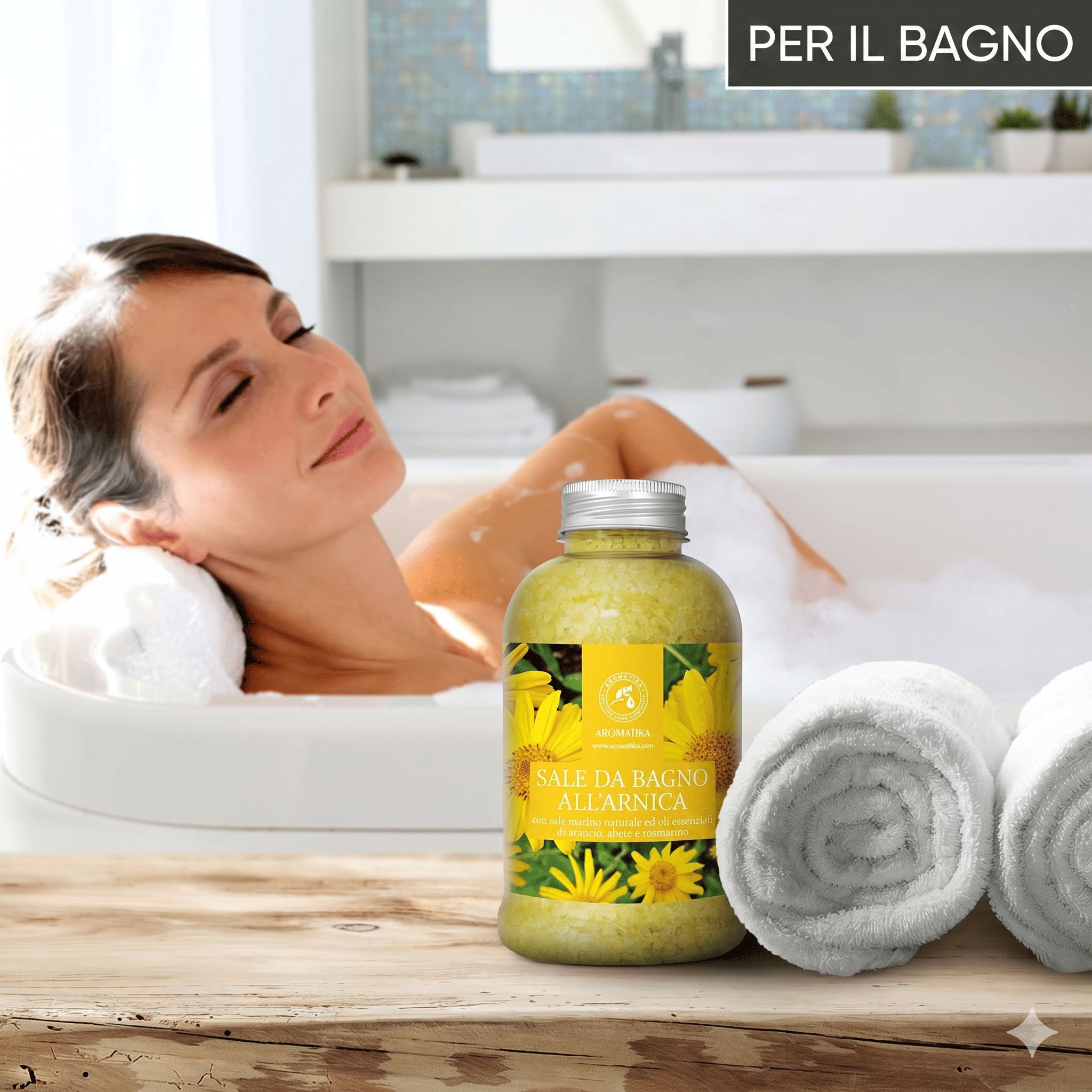 Sale da bagno AROMATIKA “Arnica”