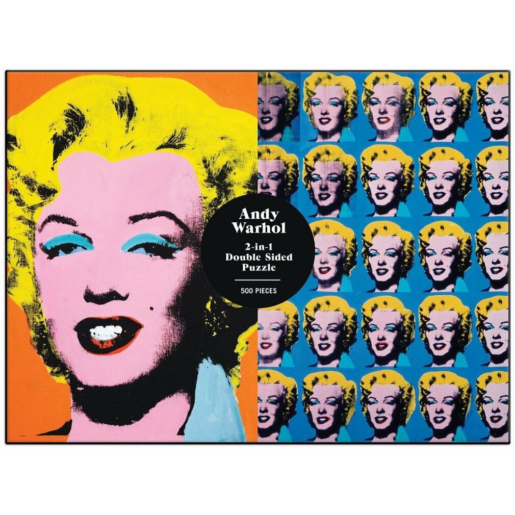 galison Andy Warhol Marilyn puzzle a doppia faccia 500 pezzi
