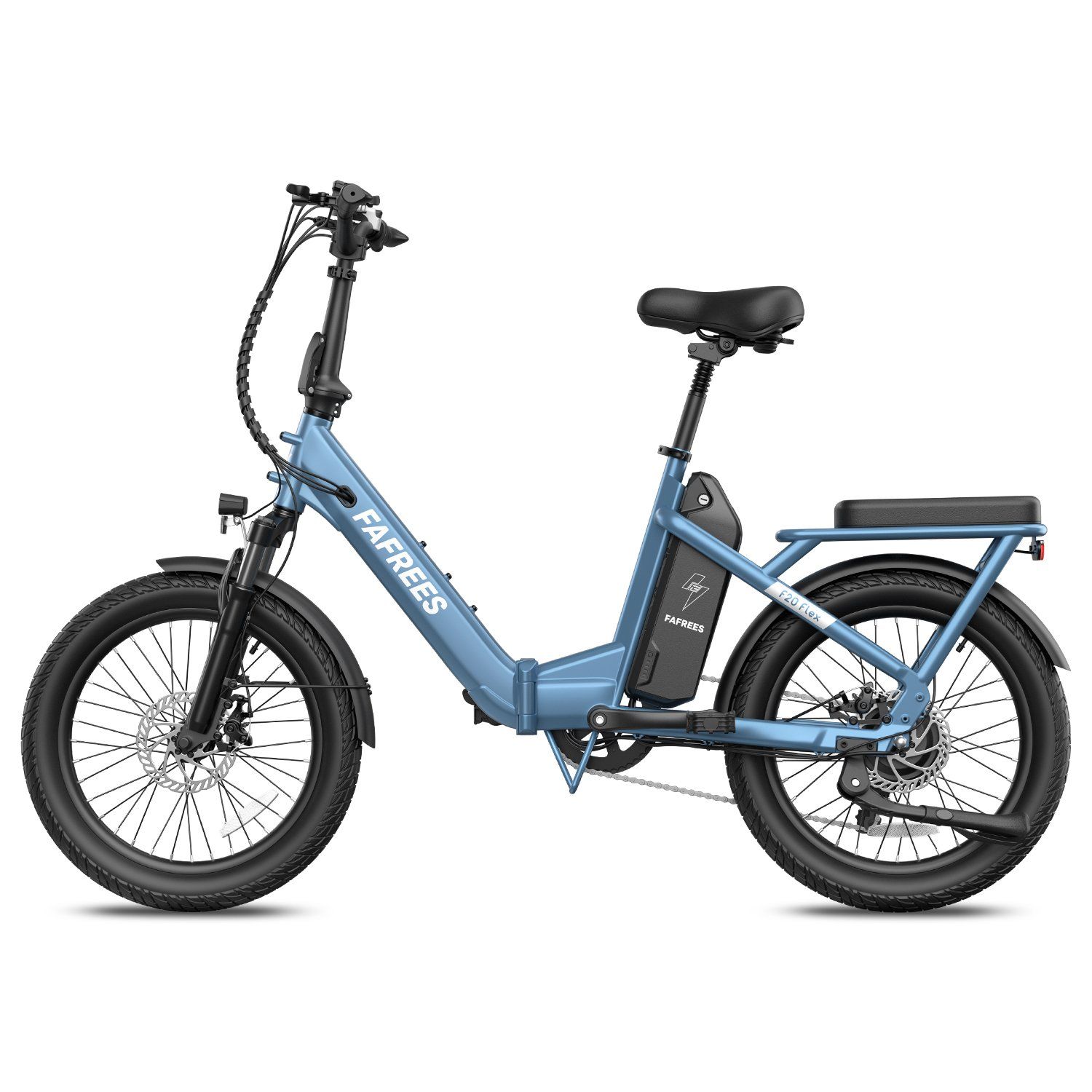 FAFREES F20 Flex E-bike pieghevole, batteria rimovibile da 25 Ah, 7 velocità