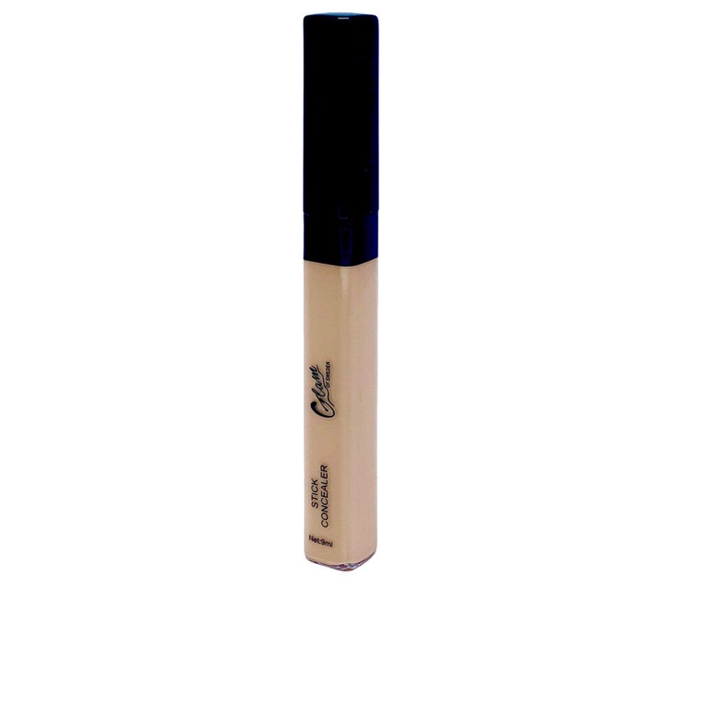 Stick correttore beige con tappo nero. Scritta: Glam Of Sweden, Stick Concealer.